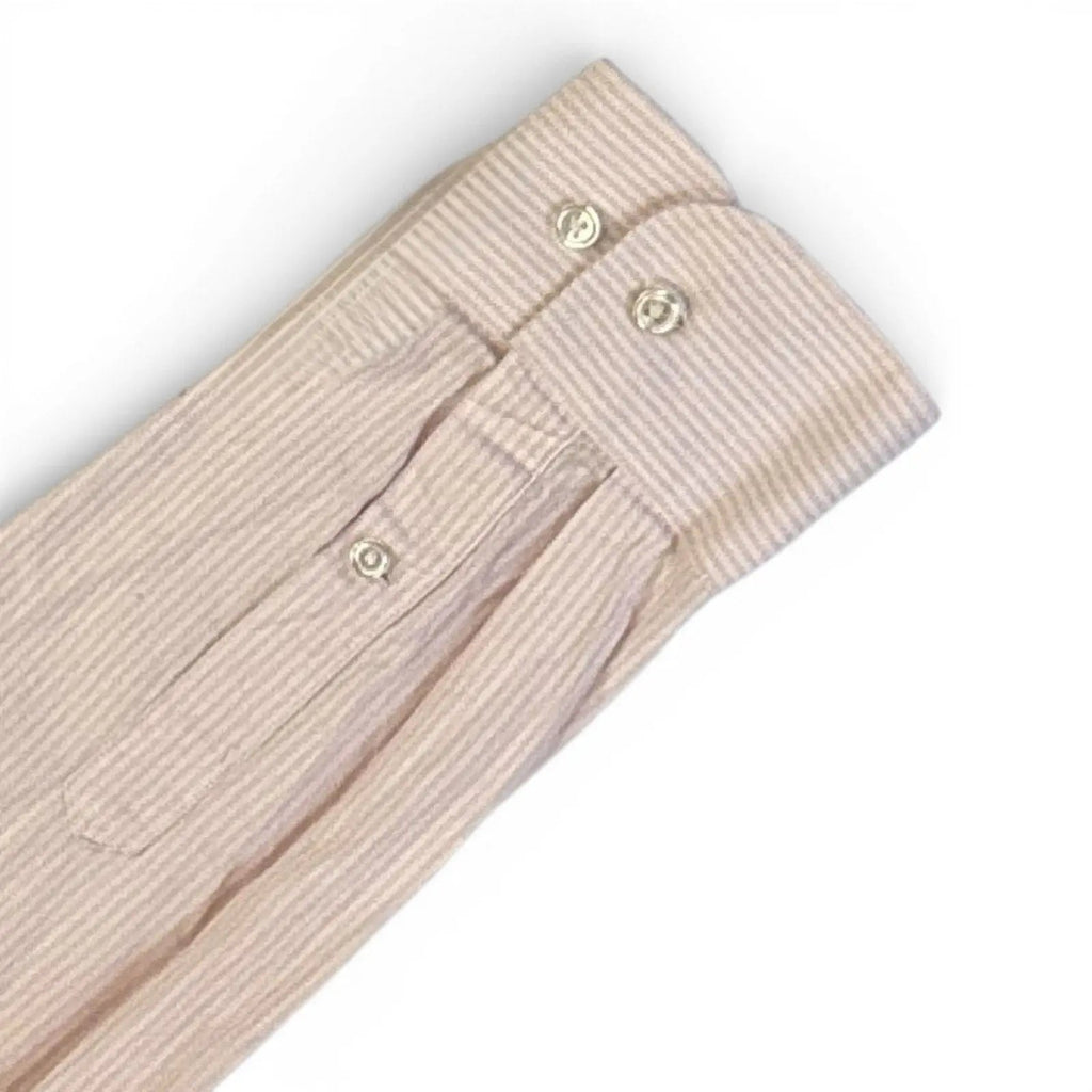 Nordstrom Trim Fit Pink Striped Button Down Dress Shirt Size 16.5 36/37 Nordstrom