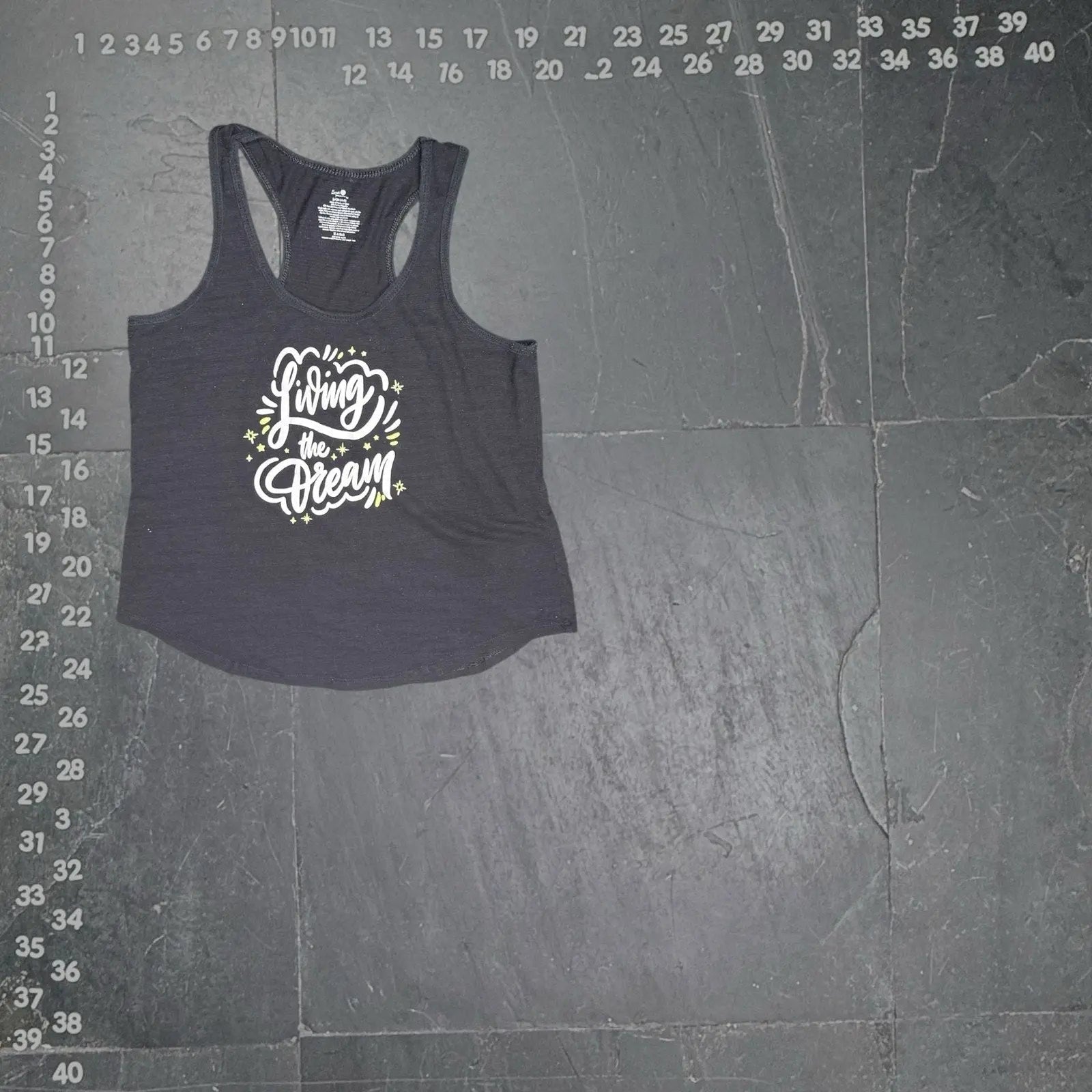 Secret Treasures Black Living the Dream Graphic Sleep Tank Top Size S Secret Treasures