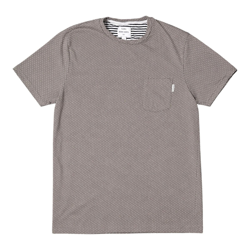 Peter Werth London Polka Dot Pocket T-Shirt Size L