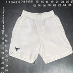 Under Armour Project Rock Brahma Bull Training Shorts White Size Medium Under Armour