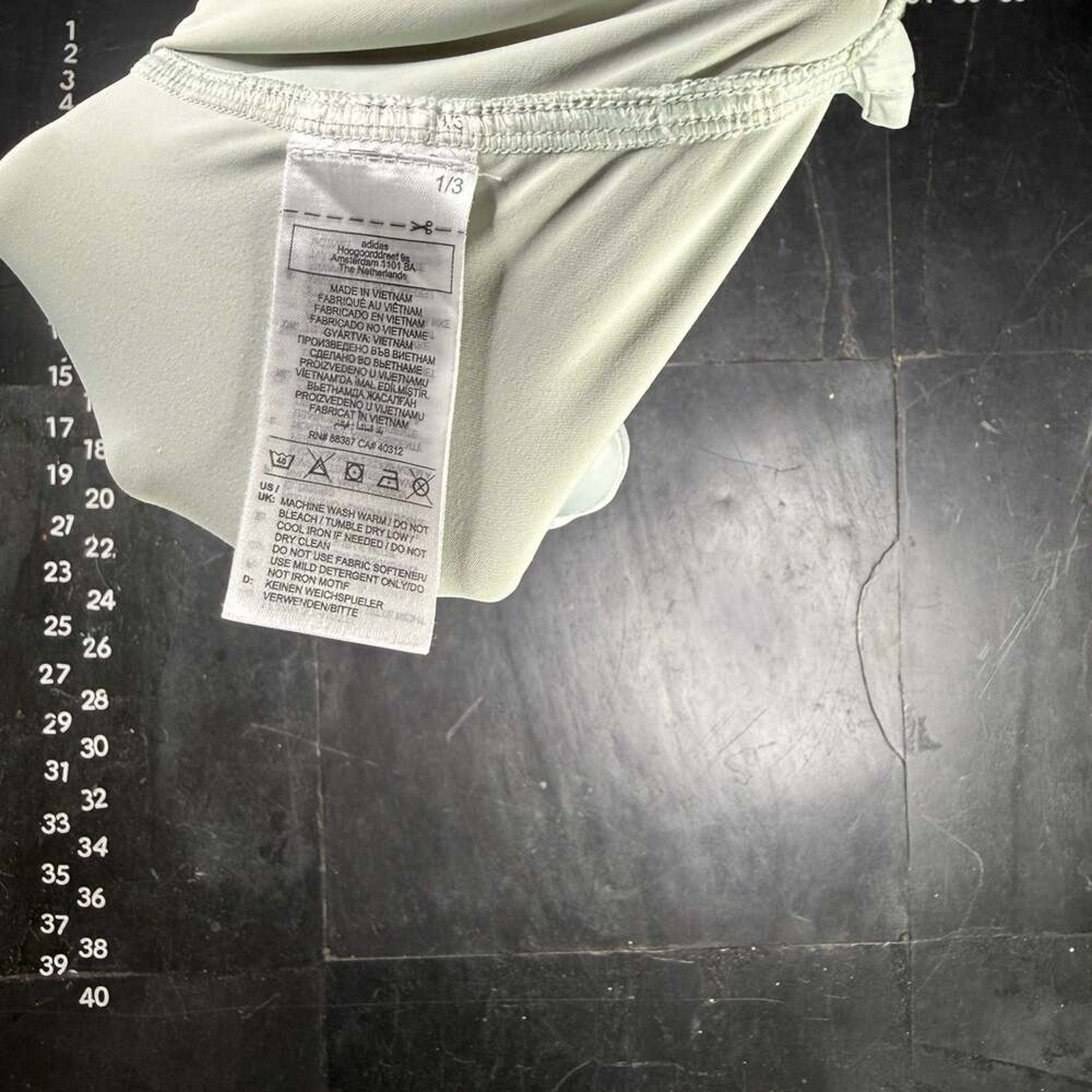 Adidas Training Performance T-Shirt Light Green Size Large