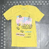 Outrank Graphic T-Shirt Yellow Cash Rules - O.M.T.HRIFT
