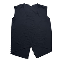 Bar iii black sleeveless high low