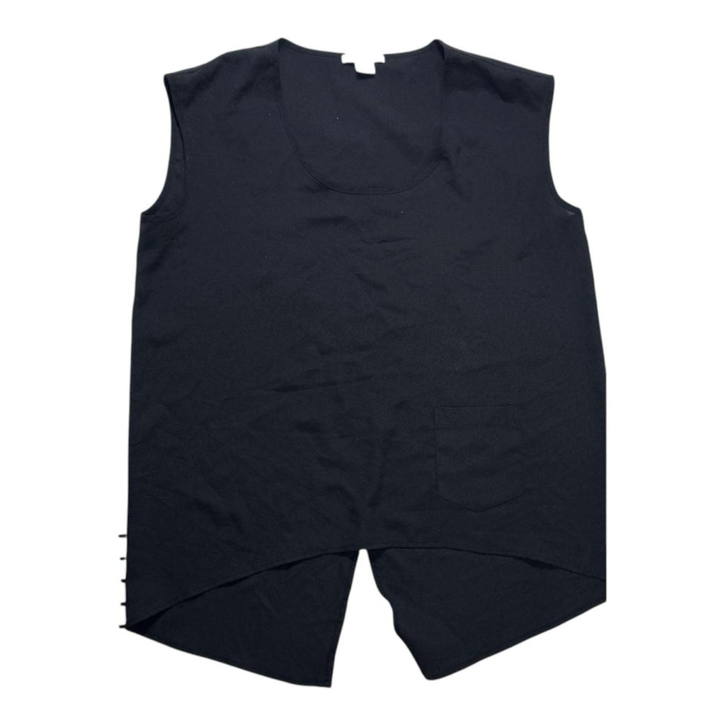 Bar iii black sleeveless high low