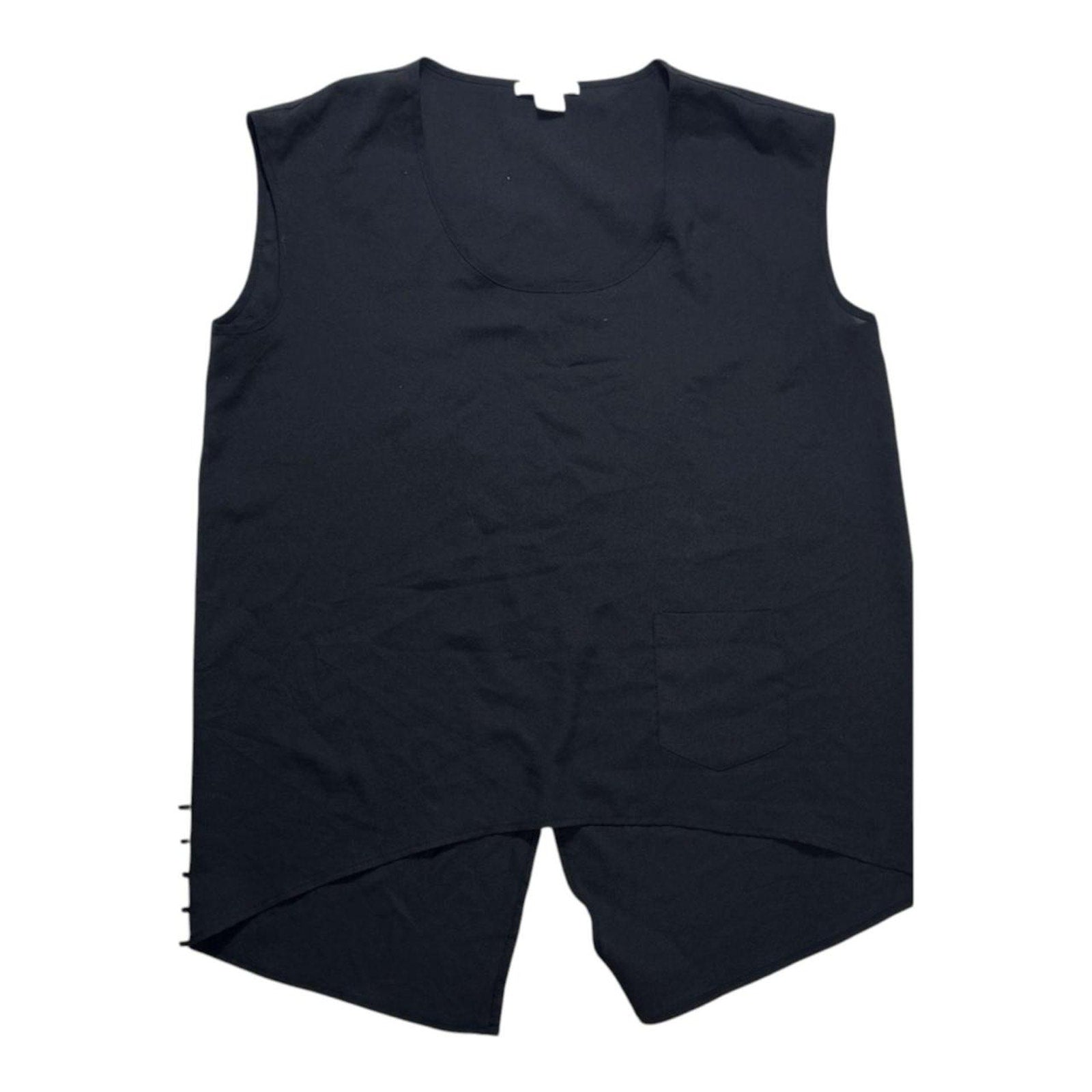 Bar iii black sleeveless high low
