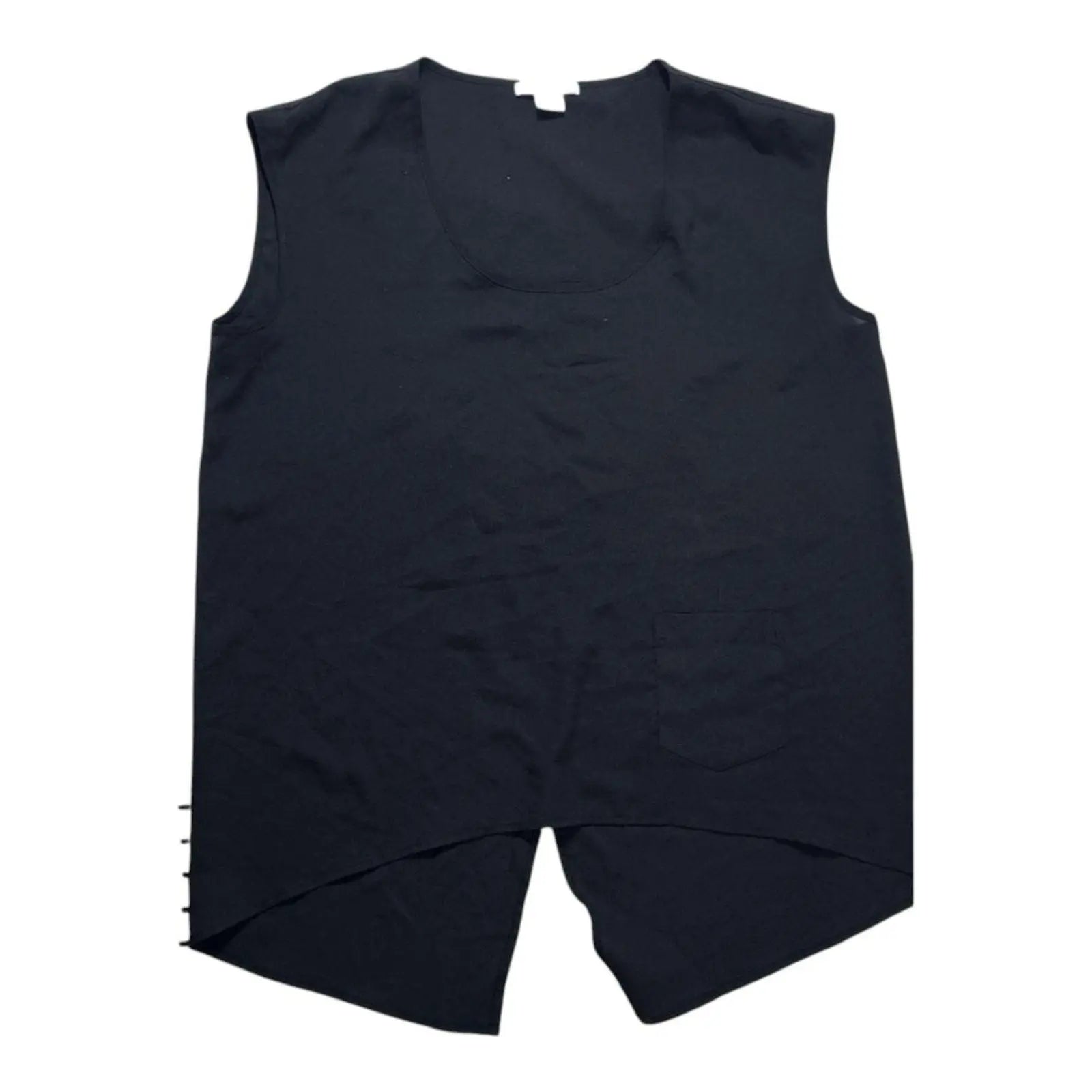 Bar iii black sleeveless high low Bar III