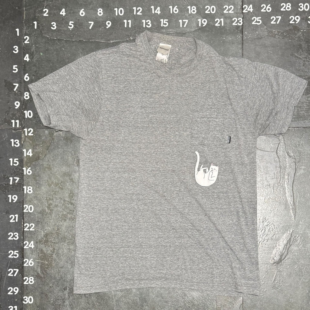 Ripndip Falling for Nermal Grey Heather Pocket T-Shirt