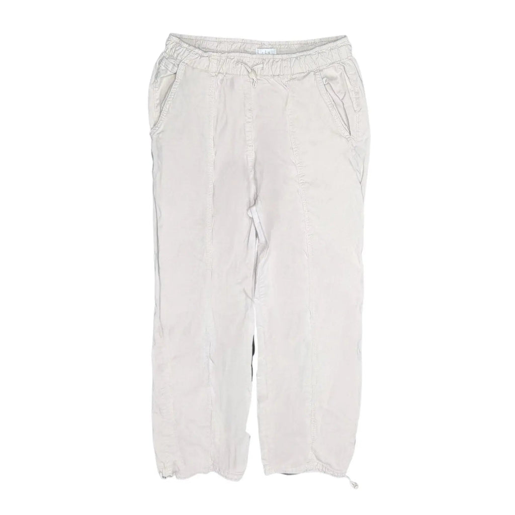Nicole Miller New York Beige Drawstring Jogger Pants Nicole Miller