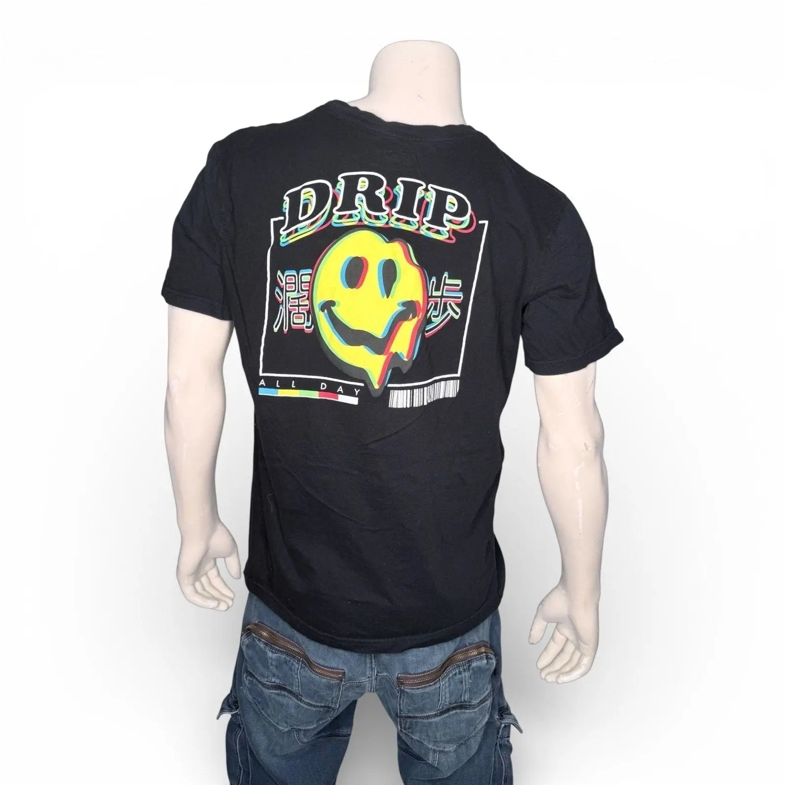 Brooklyn Cloth All Day Drip Melty Smiley Face Graphic T-Shirt Brooklyn Cloth