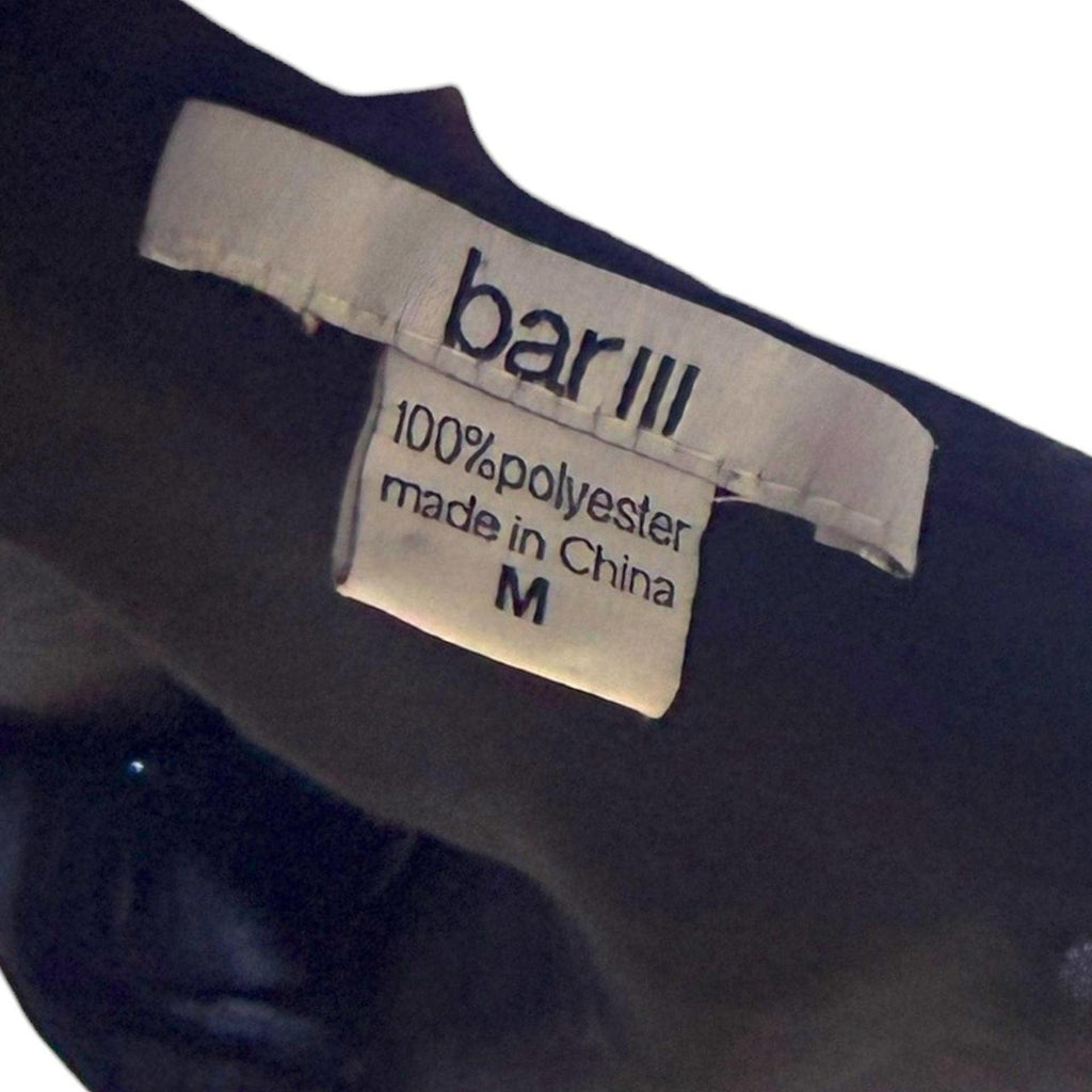 Bar iii black sleeveless high low