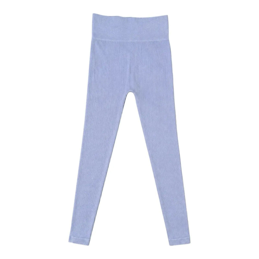 Aura Ribbed Seamless Leggings Size S/M Aura