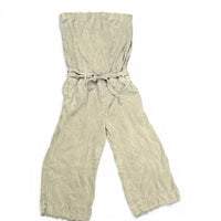 Cloth & Stone Strapless Wide Leg Jumpsuit Olive Green Size S Cloth & stone