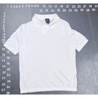 Armani Exchange White Knit Short Sleeve Polo Shirt Size S Armani Exchange