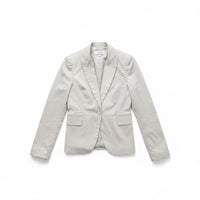 Calvin Klein Women's Beige Cotton Blend Blazer Size 0 Calvin Klein