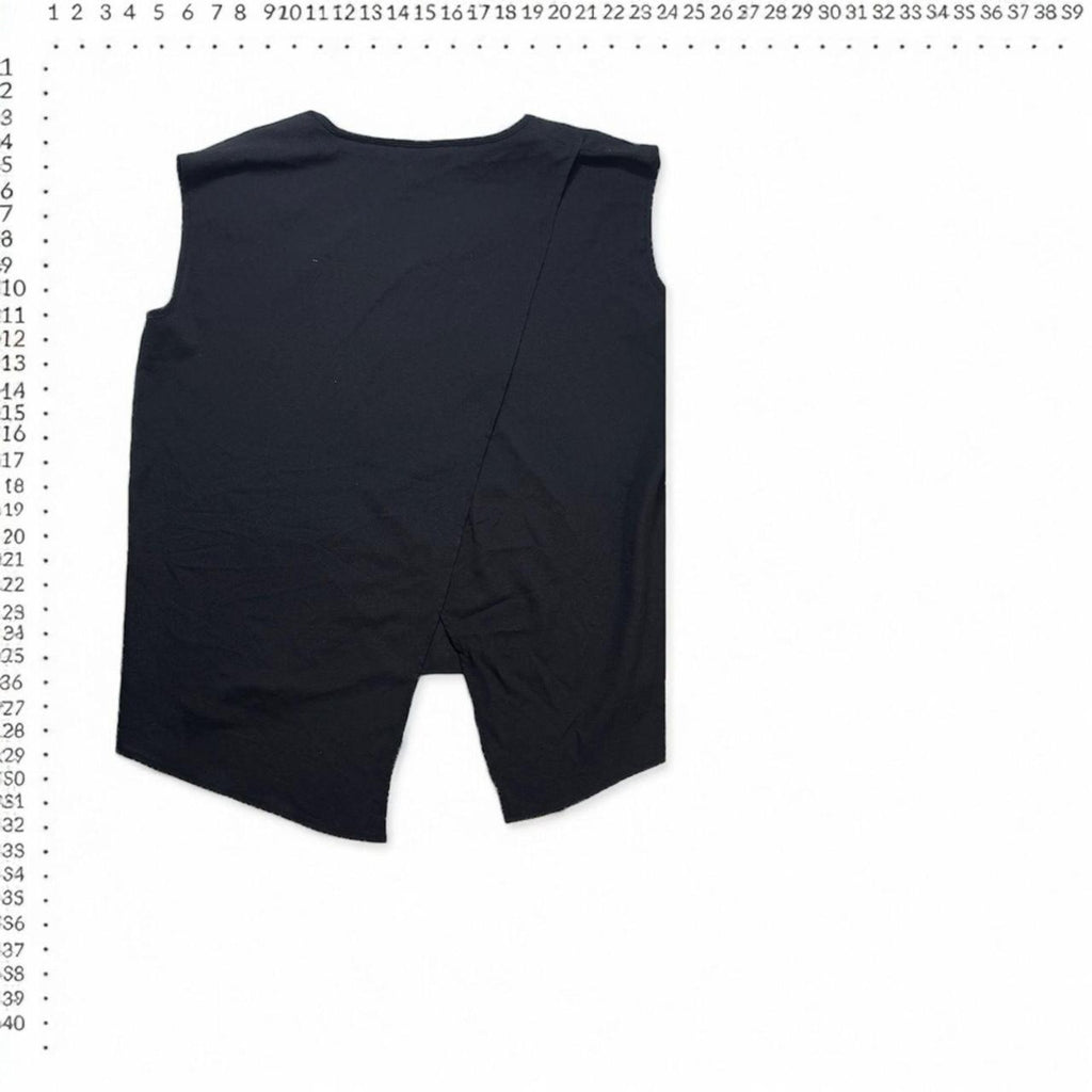 Bar iii black sleeveless high low