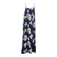 Eliane Rose Navy Blue Floral Maxi Dress with Spaghetti Straps giving blooms foundation