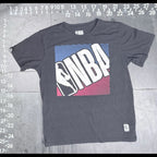 NBA Boys Logo Short Sleeve Graphic T-Shirt Black Youth Size XL (18-20) NBA