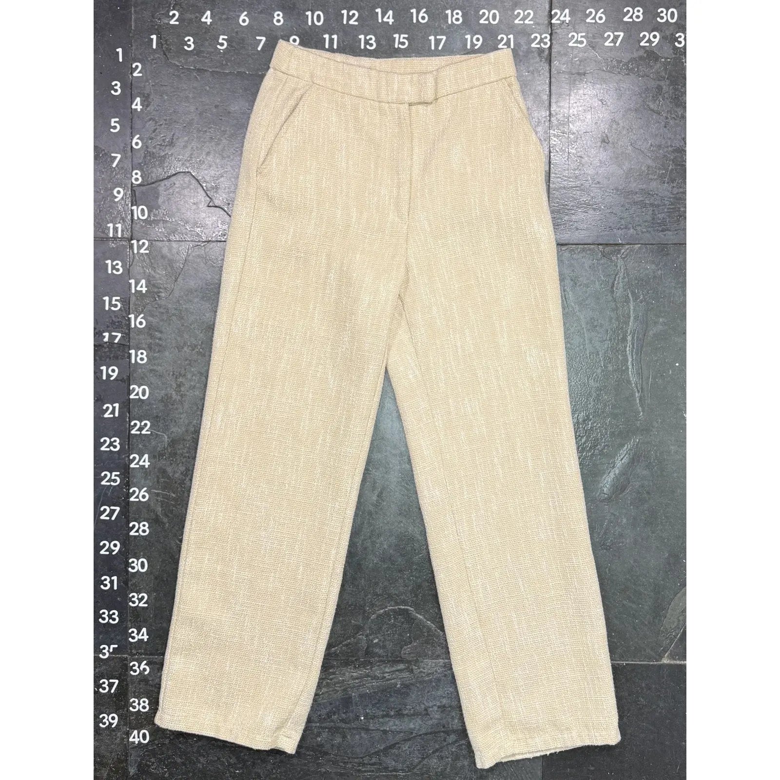 SHEIN Frenchy Tweed Wide Leg Casual Pants - O.M.T.HRIFT
