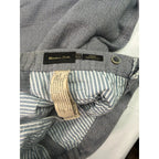 Massimo Dutti Gray Herringbone Slim Fit Chino Trousers size 32 Massimo Dutti