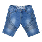 Forever Young Euro Jeans Moto Biker Denim Shorts Forever Young