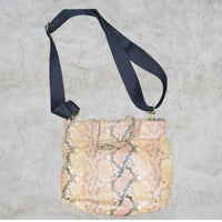 Boutique Snakeskin Print Crossbody Bag One of a Kind giving blooms foundation