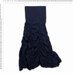 Zashi black ruched cotton maxi Zashi