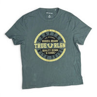 True Religion SS Crafted Graphic Tee XXL Green True Religion