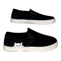 RIPNDIP Lord Nermal Black Slip-On Sneakers - Size 9 RIPNDIP