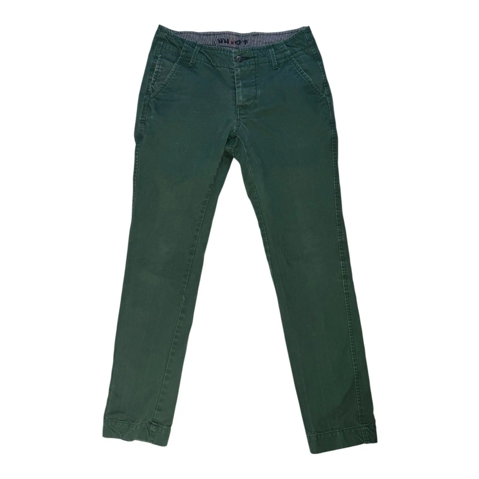NN07 Simon 1000 Chino Slim Fit Trousers Dark Green NN07