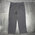 Zara Black Technical Utility Pants with Ankle Zips Size 32 Zara