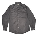 Murano Easy Care Black Long Sleeve Button Down Dress Shirt Size L Murano