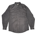 Murano Easy Care Black Long Sleeve Button Down Dress Shirt Size L
