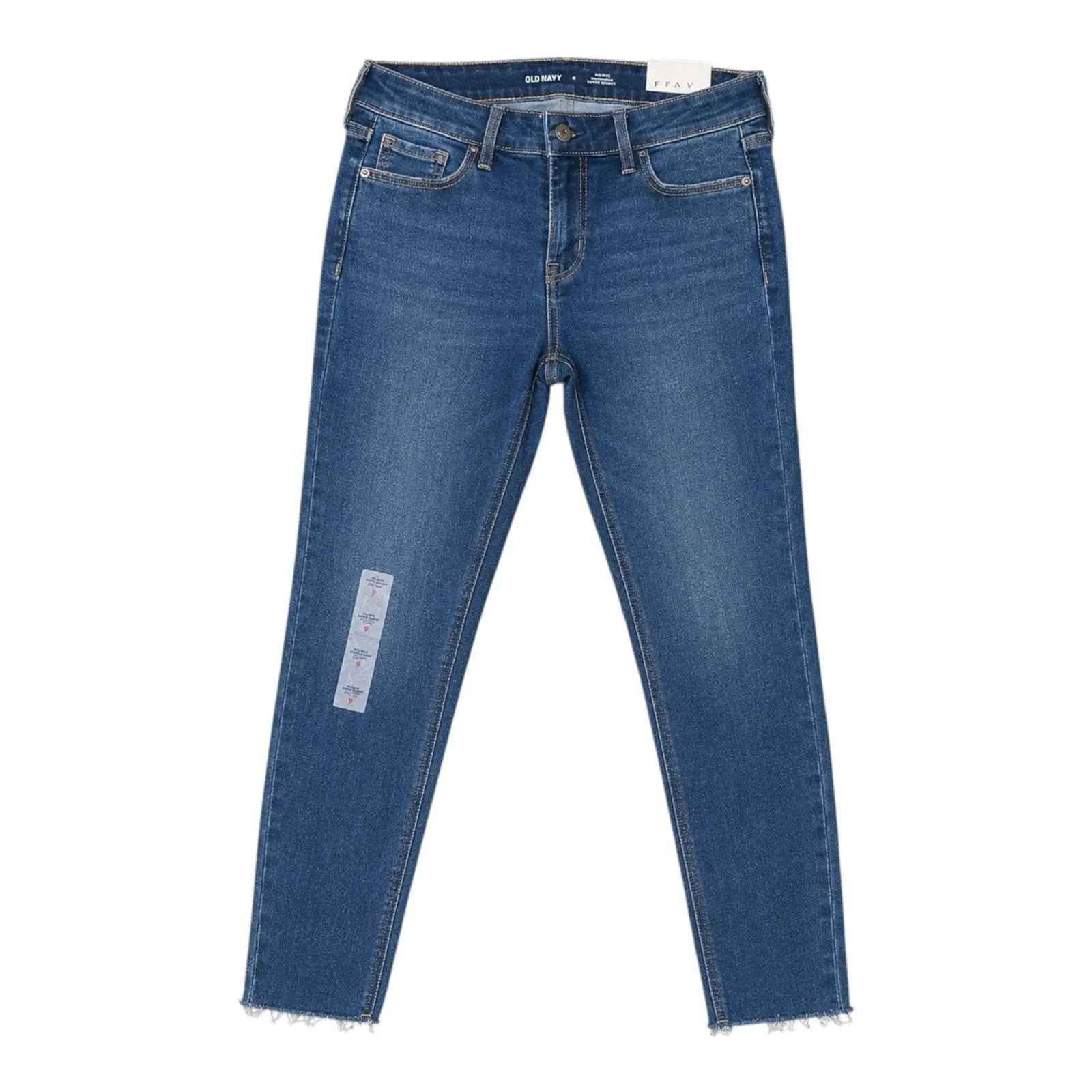 Old Navy Mid-Rise Rockstar Super Skinny Ankle Jeans Size 4 Old Navy