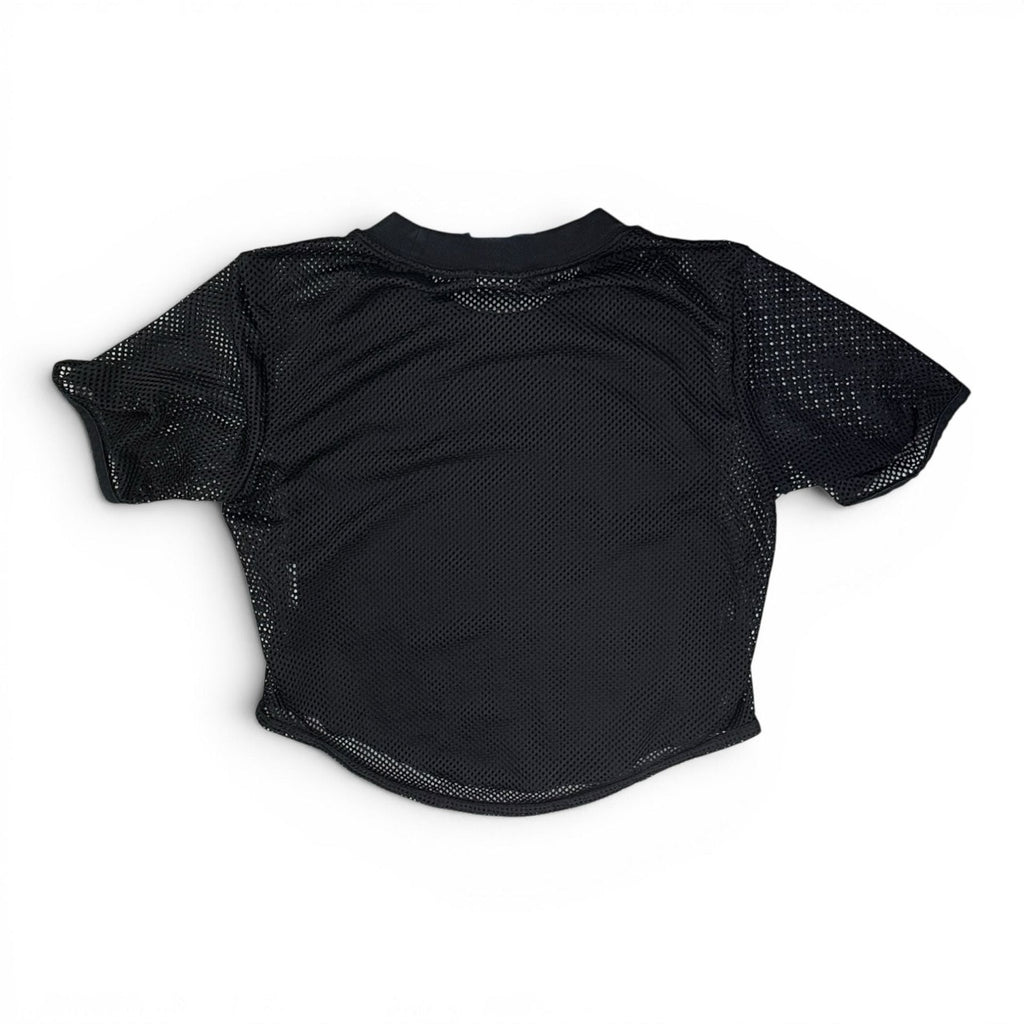 Nike Women's Mesh Short Sleeve Crop Top Black Size XS