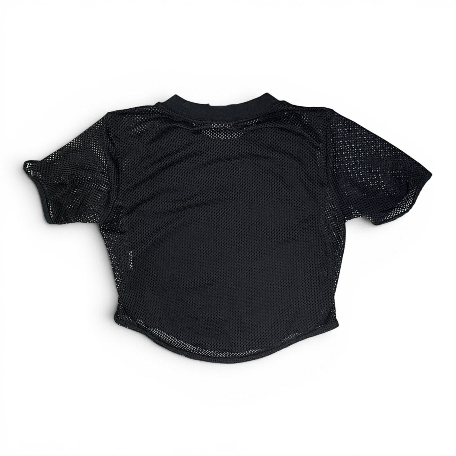 Nike Women's Mesh Short Sleeve Crop Top Black Size XS