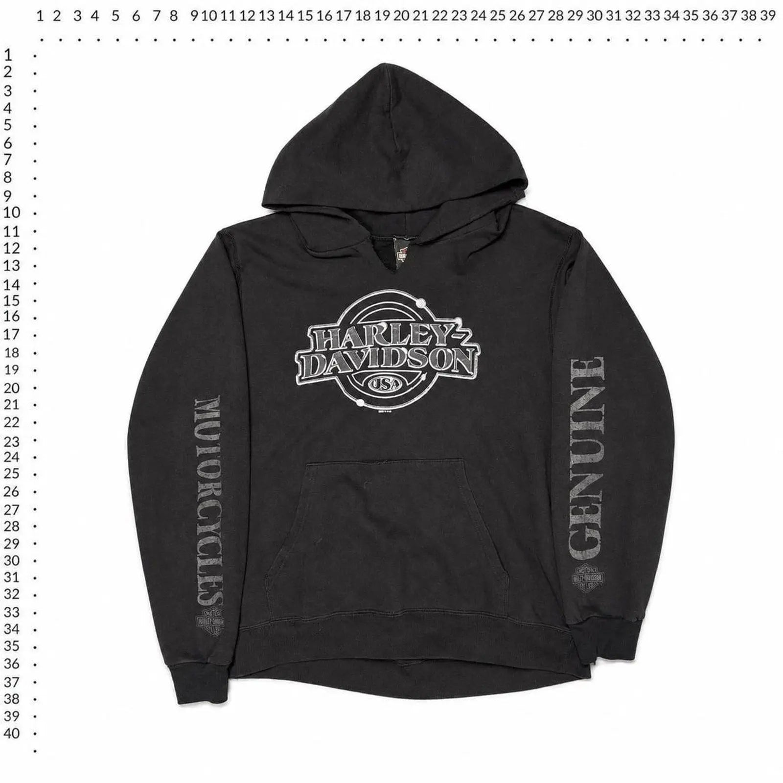 Harley-Davidson T.S.I. Ellington CT Motorcycle Hoodie Medium Other