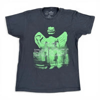 The Exorcist Men's Graphic T-Shirt Neon Green Pazuzu Statue Poster Art Black Siz The Exorcist