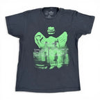 The Exorcist Men's Graphic T-Shirt Neon Green Pazuzu Statue Poster Art Black Siz The Exorcist