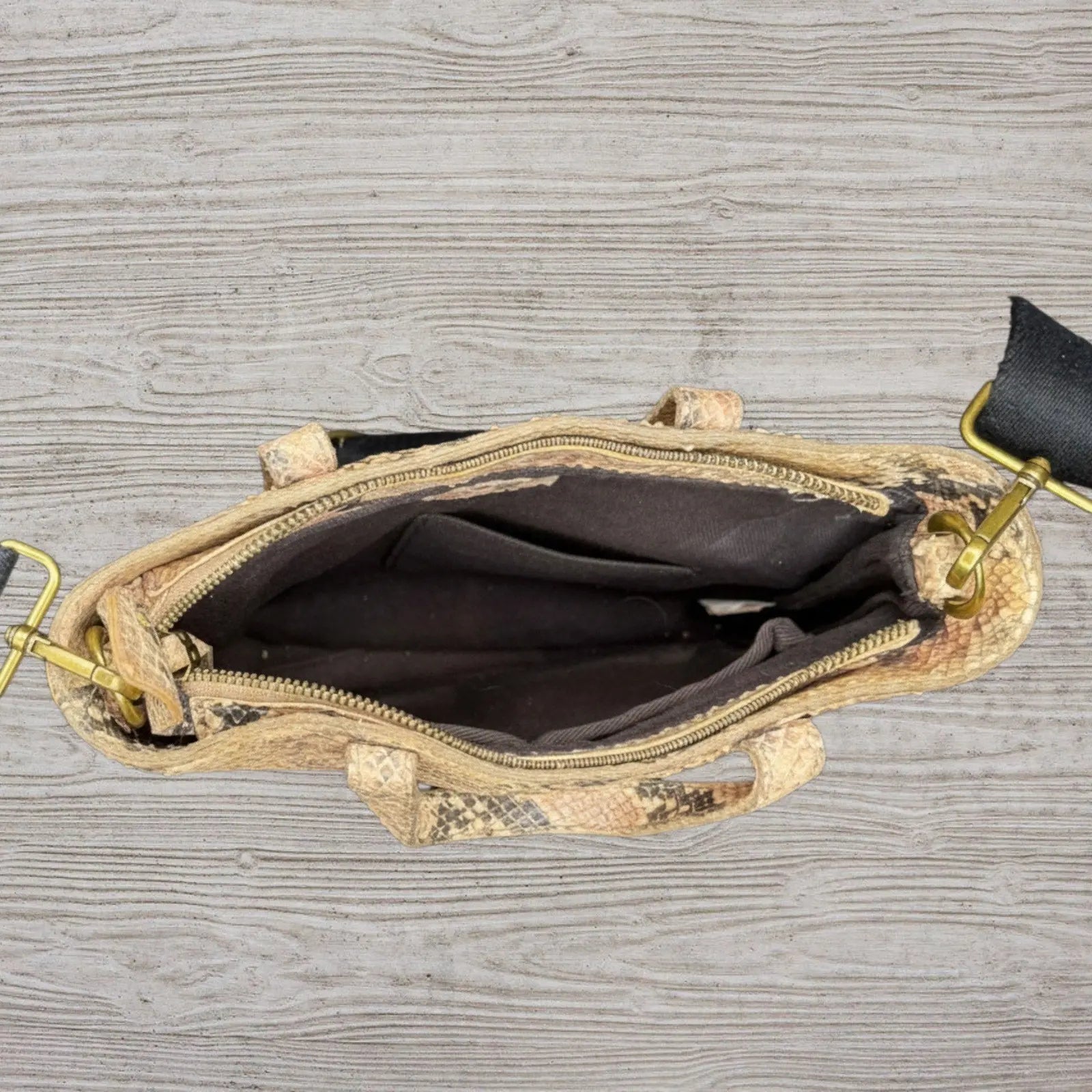 Boutique Snakeskin Print Crossbody Bag One of a Kind giving blooms foundation