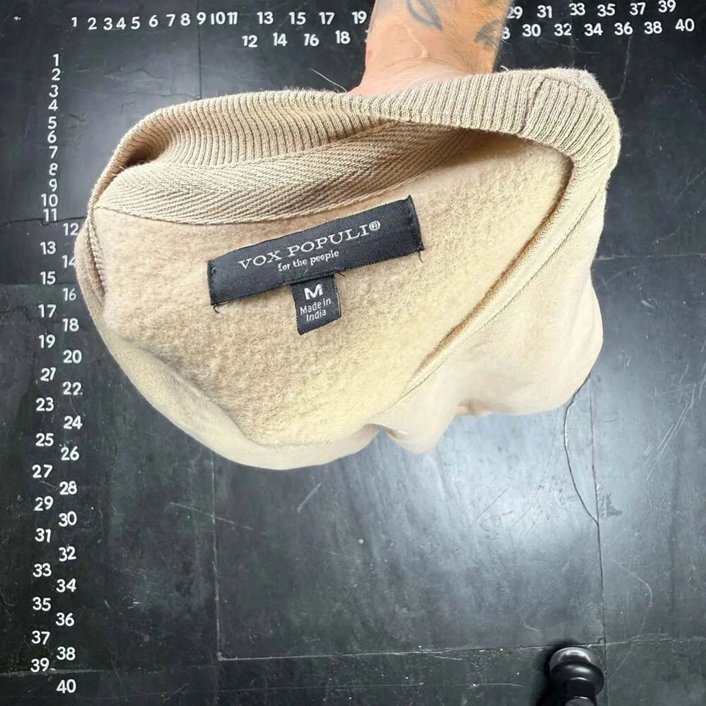 Vox Populi Chill Graphic Sweatshirt Tan Size Medium Vox Populi