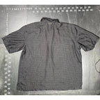Stacy Adams Black Textured Short Sleeve Button Down Shirt Stacy Adams