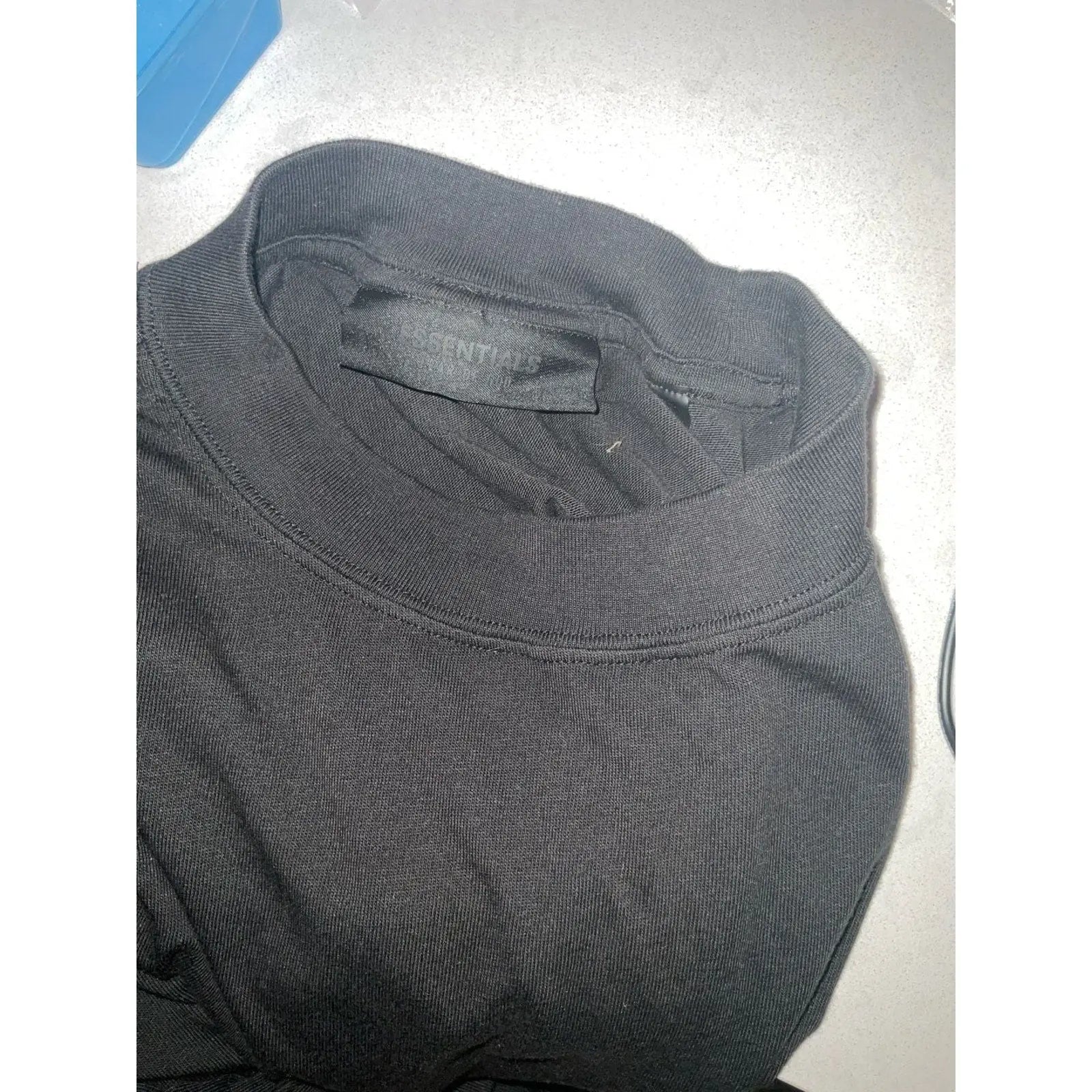 Fear of God Essentials Black Bonded Tee T-Shirt Fear of God Essentials