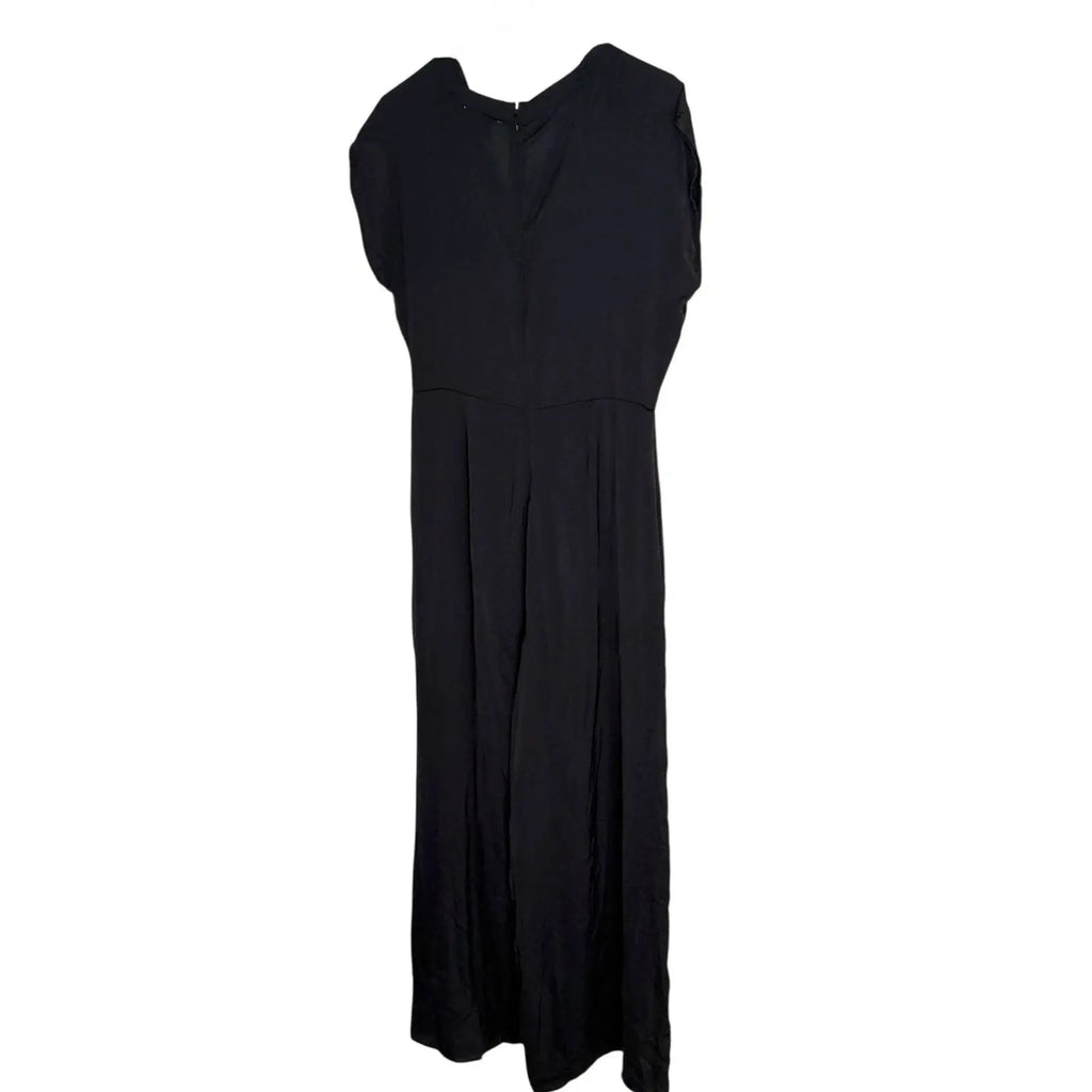 Gigi Parker Black Sleeveless Scoop Neck Midi Dress Gigi Parker