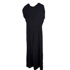 Gigi Parker Black Sleeveless Scoop Neck Midi Dress Gigi Parker