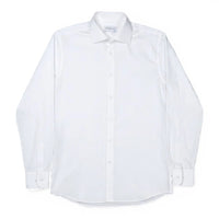 John Henric White Cotton Dress Shirt Size 15.75 / 40 John Henric