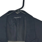 Dolce & Gabbana Men's Black Pinstripe Virgin Wool Suit Jacket Blazer Dolce & Gabbana