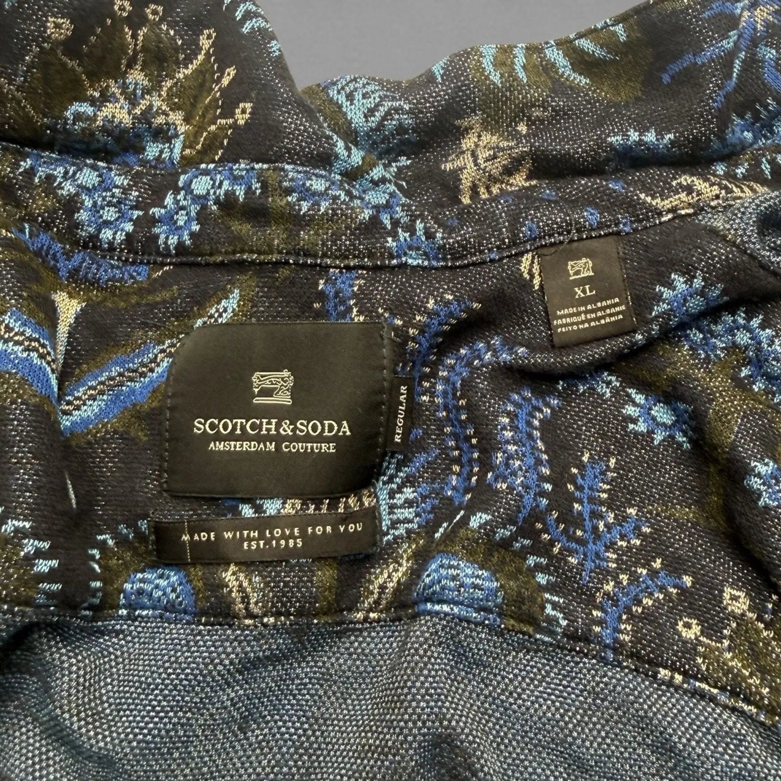 Scotch & Soda Amsterdam Jacquard Reg Fit Long Sleeve Shirt Scotch & Soda