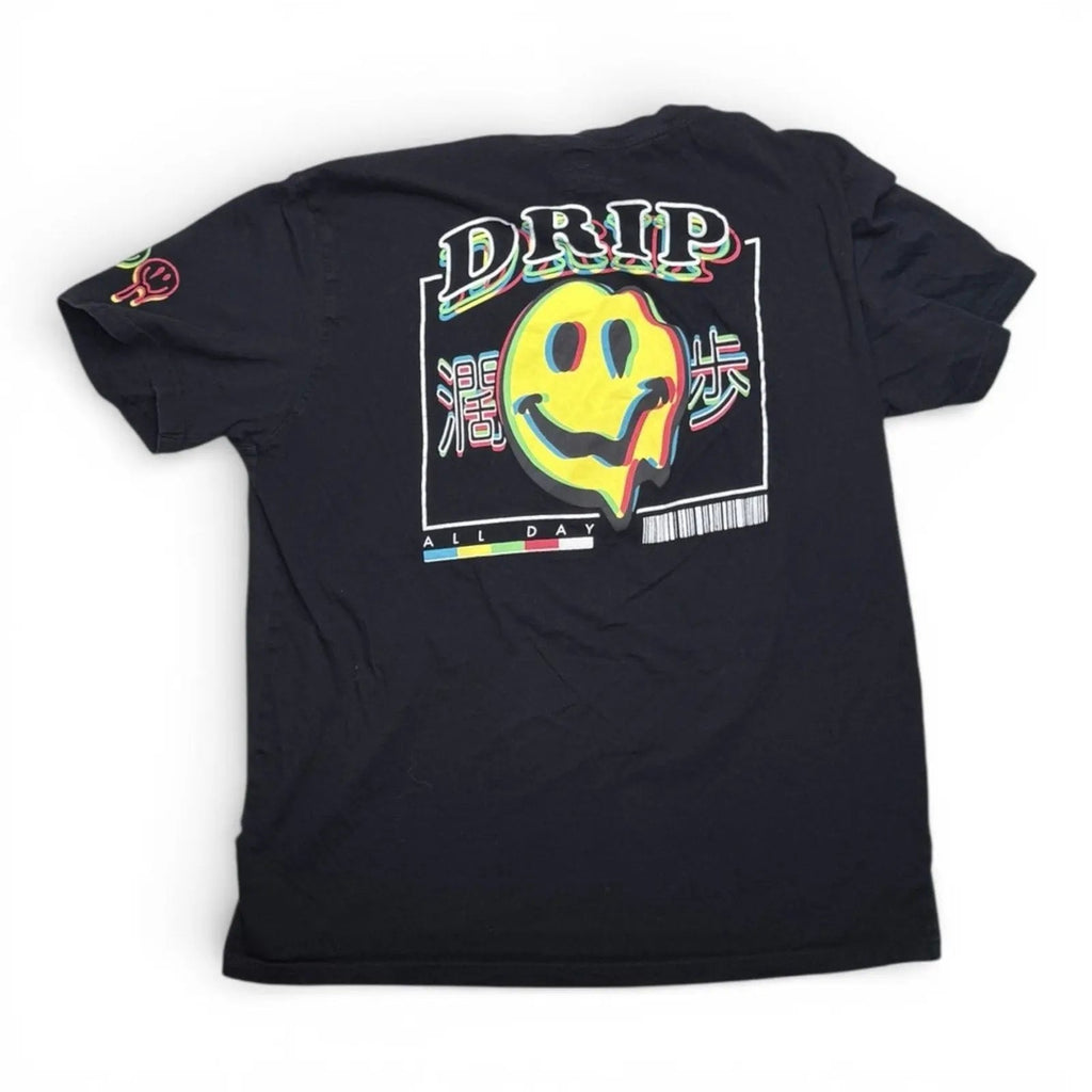Brooklyn Cloth All Day Drip Melty Smiley Face Graphic T-Shirt Brooklyn Cloth
