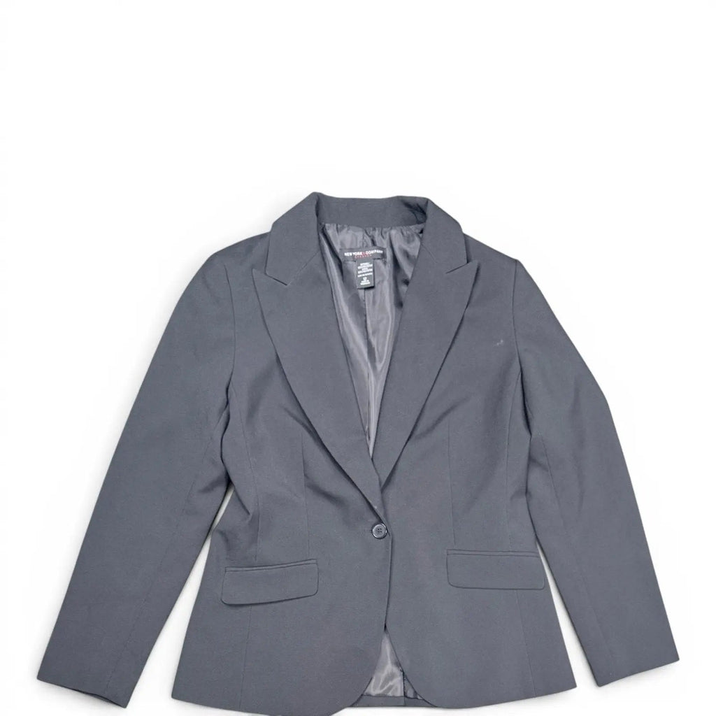 New York & Company Stretch One-Button Blazer Size 12 New York & Company