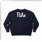Nike Embroidered Logo Crewneck Sweatshirt Black Size L Nike